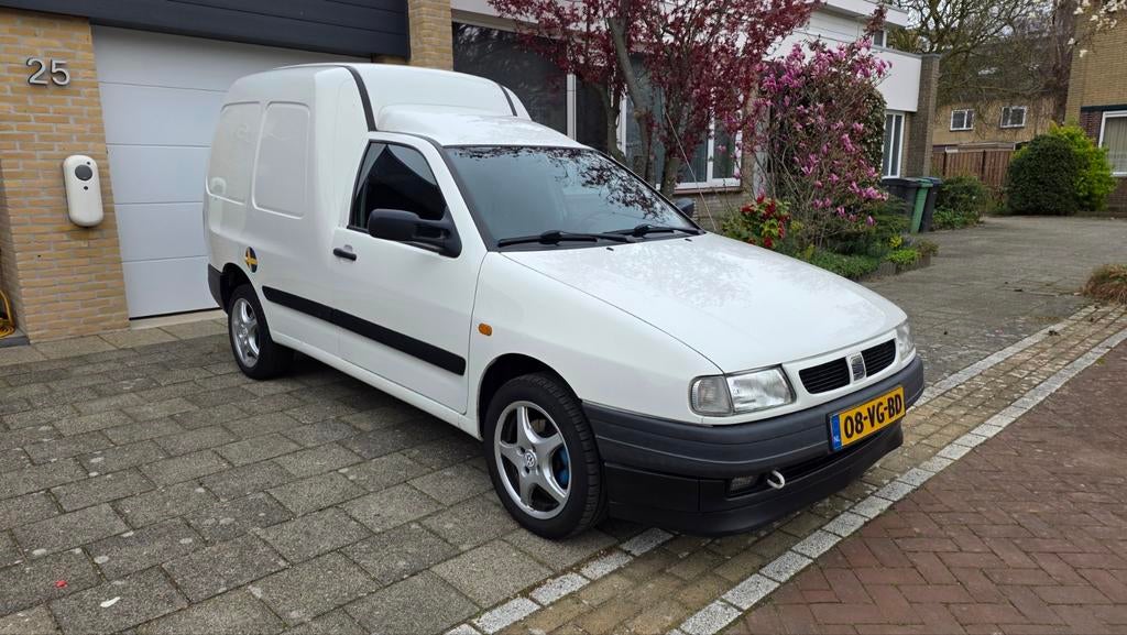 UNIEKE Seat Inca 1.9 SDI 1999 Youngtimer Grijs Kenteken, Auto's, Voorwielaandrijving, Stof, 64 pk, 4 cilinders
