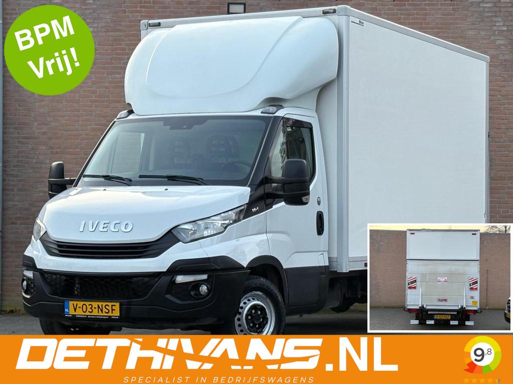 Iveco Daily 35S14 140PK Bakwagen 20m³ / Laadklep / Trekhaak, Gebruikt, Wit, 14 km/l, Bedrijf