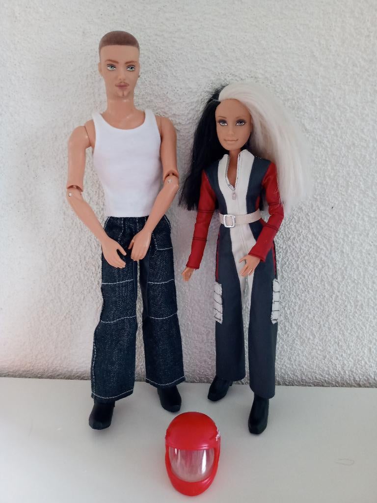 FLAVAS Bike Date Happy D & LIAM C1975, Verzamelen, Poppen, Ophalen of Verzenden, Gebruikt, Pop