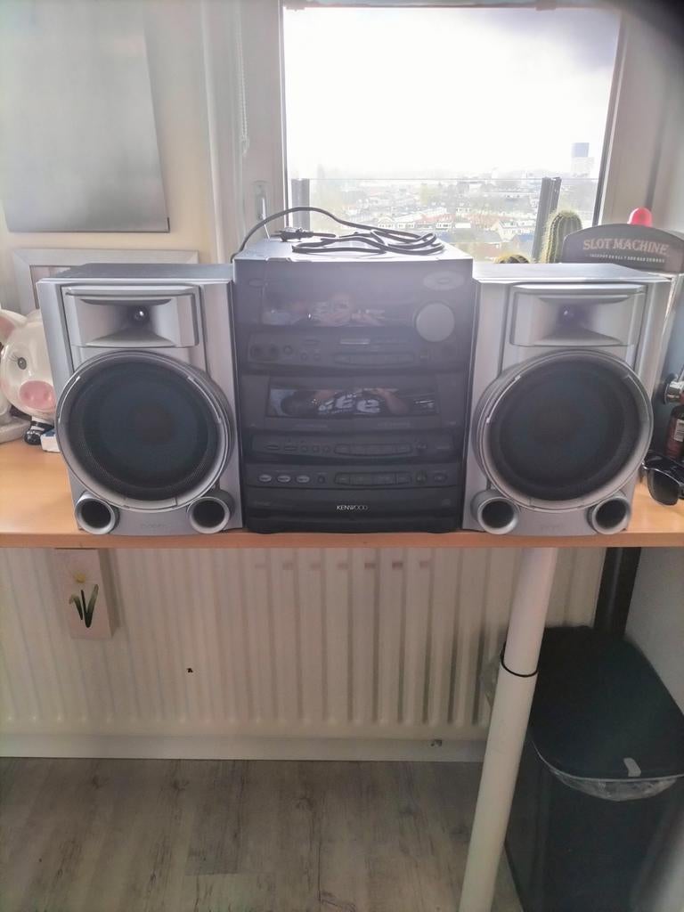 Kenwood radio 2 cassette 3 cd wisselaar toren, Ophalen, Overige merken