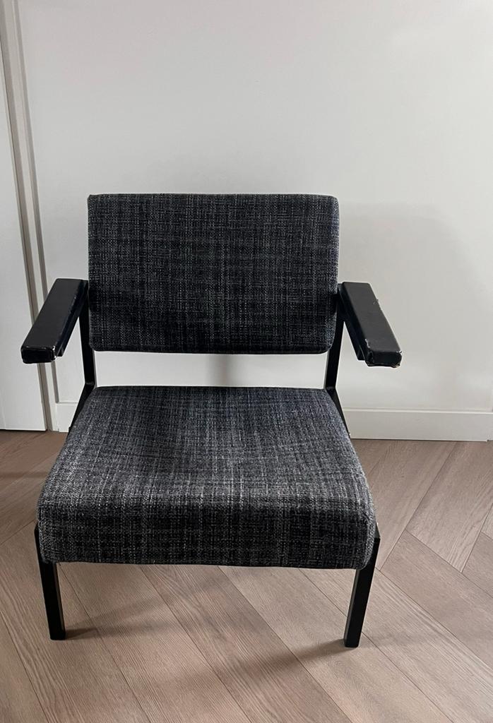 Vintage Martin Visser fauteuil, Ophalen, 75 tot 100 cm, Zo goed als nieuw, Stof