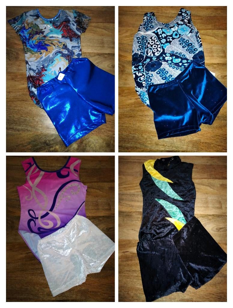 Diverse turnpakjes met turnbroekjes maat 152 nu Afgeprijsd, Sport en Fitness, Turnen, Kindermaat 146 t/m 176, Ophalen of Verzenden