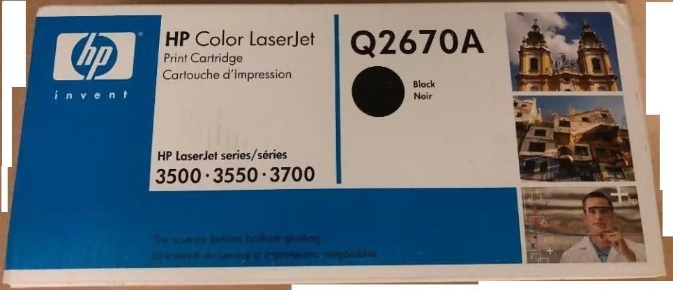 HP Q2670A Color Laserjet: Black, 3500/3550/3700, Ophalen of Verzenden, Nieuw, Toner, HP