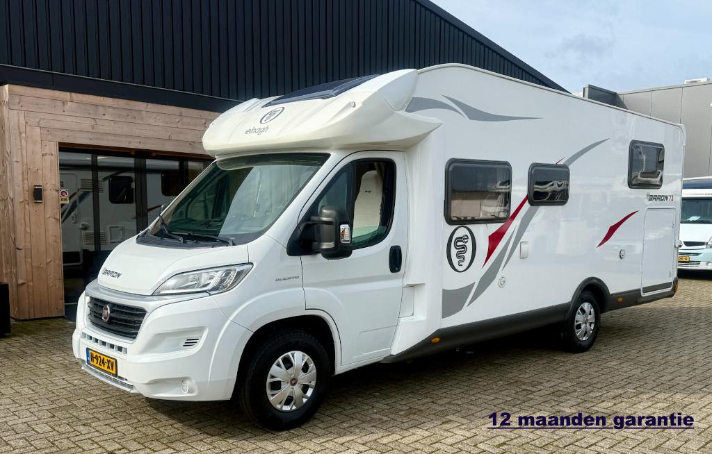 Elnagh Baron 73 (2x lengtebedden, hefbed , zeer netjes!!! ), Caravans en Kamperen, Campers, Overige merken, Ringverwarming, Fiat