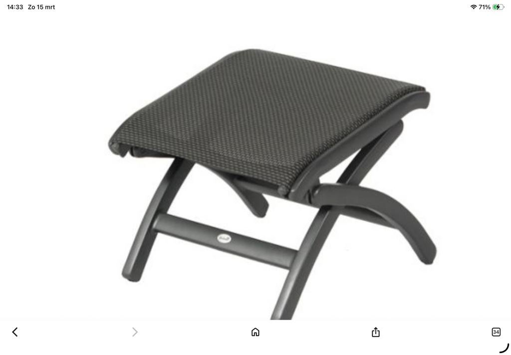 Hartman voetenbankje zie foto’s, Tuin en Terras, Ophalen, Nieuw