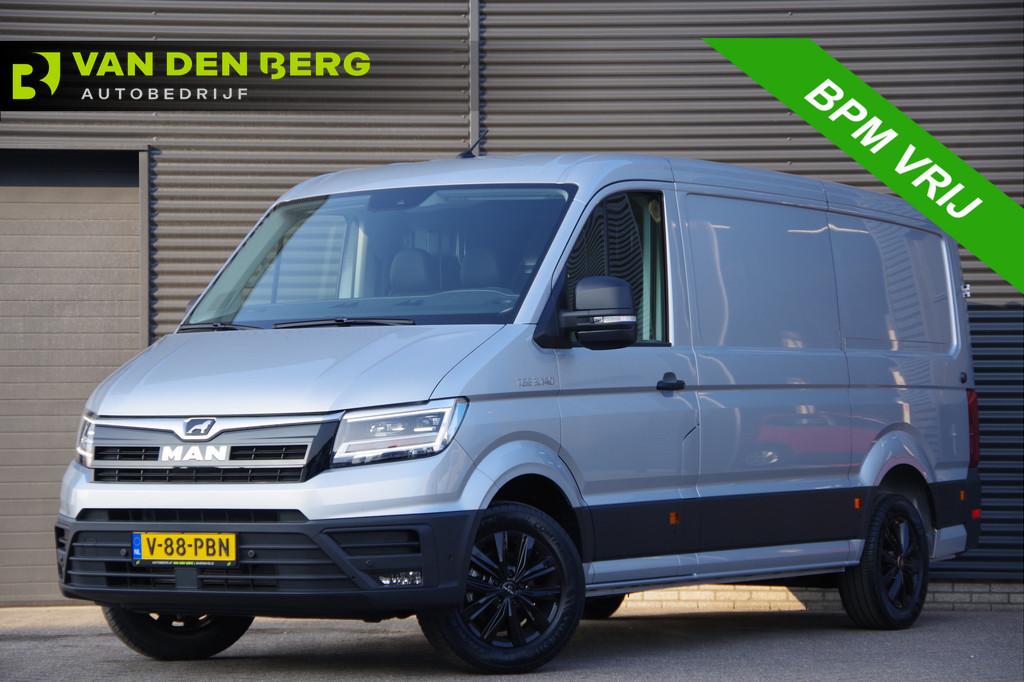 MAN TGE 3.140 35 2.0 L3H2 140PK AUT. LED, TREKHAAK, CAMERA,, Auto's, Gebruikt, Euro 6, 4 cilinders, LED verlichting