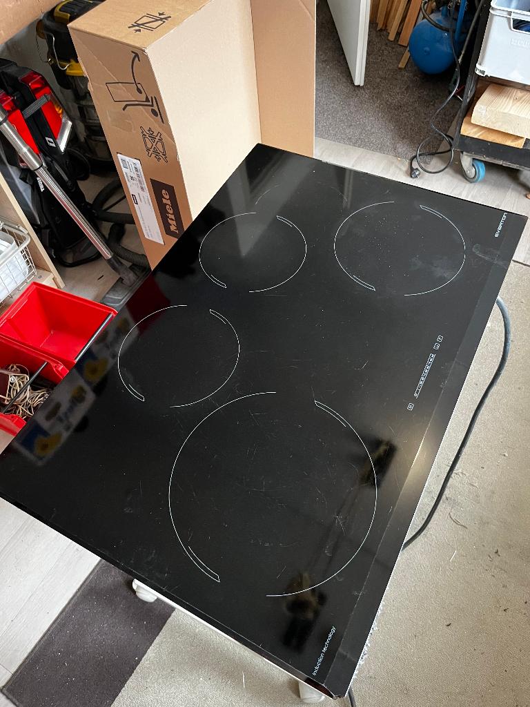everton inductie kookplaat, Ophalen, Gebruikt, 4 kookzones, Inbouw