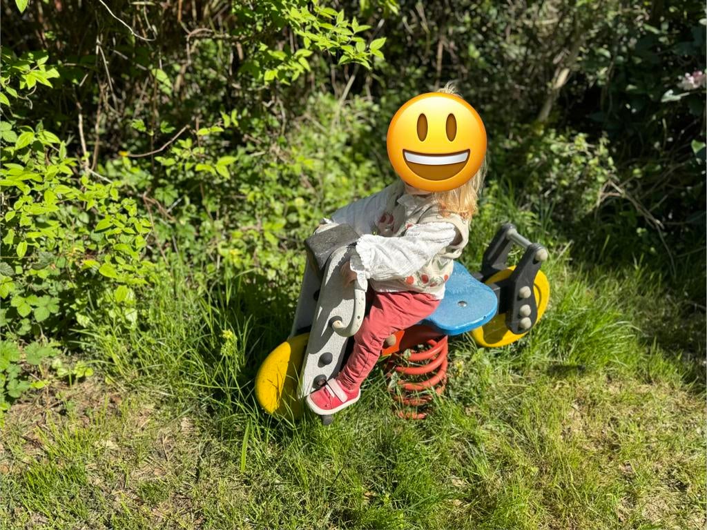 veertoestel / wipveer / motor/ wipkip / speeltoestel op veer, Kinderen en Baby's, Speelgoed | Buiten | Speeltoestellen, Ophalen