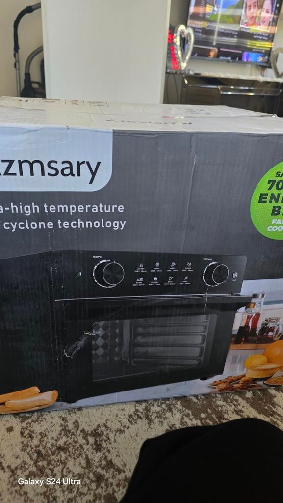 Azmsary 30L Oven tot 230C met 3 borden, Witgoed en Apparatuur, Ovens, Oven, Hete lucht, Nieuw, Ophalen of Verzenden