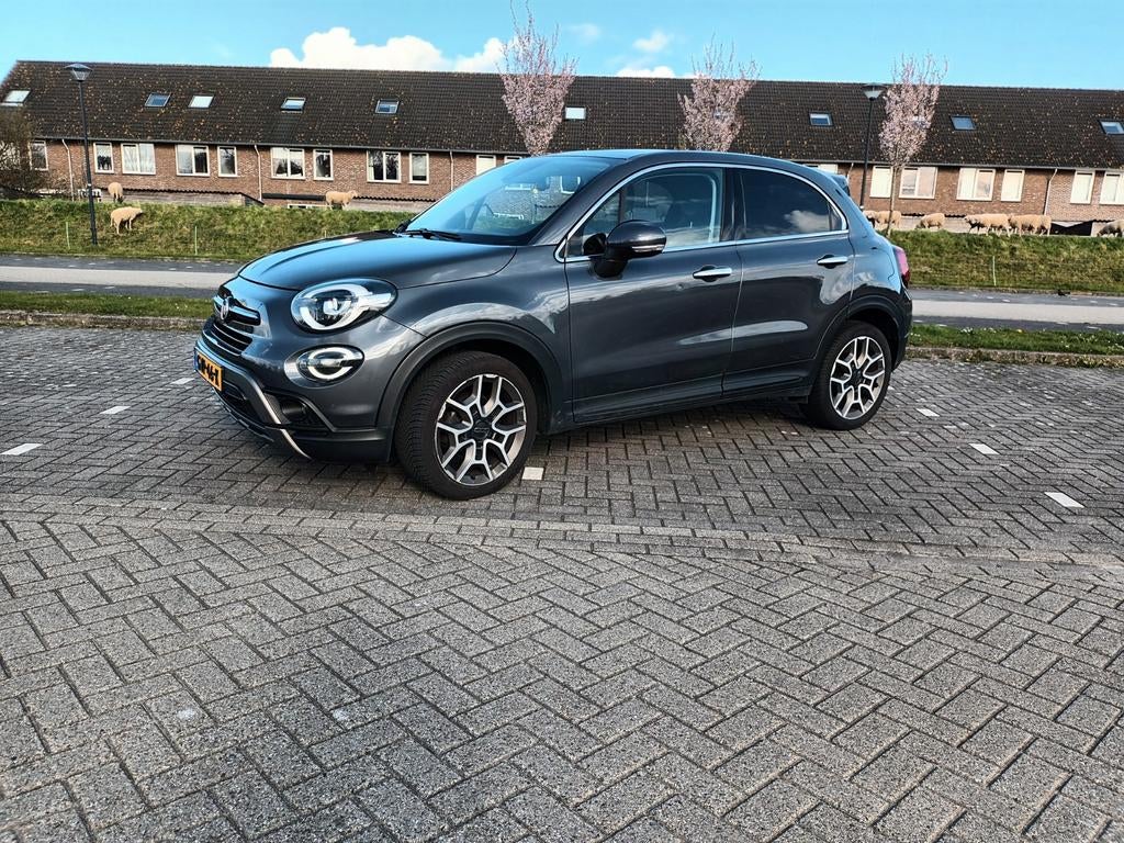 Fiat 500X Cross 1.6 Multijet 16V 120pk DCT 2019 Grijs, Auto's, Fiat, Zwart, 4 cilinders, 500X, Leder