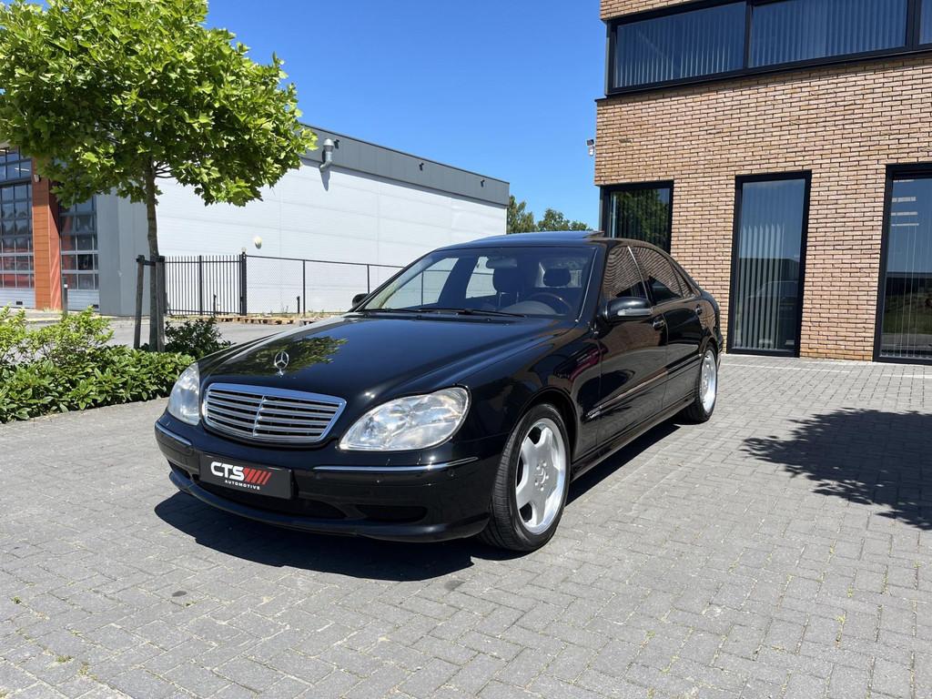 Mercedes-Benz S-klasse S600 Lang V12 AMG 2e eig. Youngtimer, Auto's, Automaat, Achterwielaandrijving, Zwart, 4 stoelen