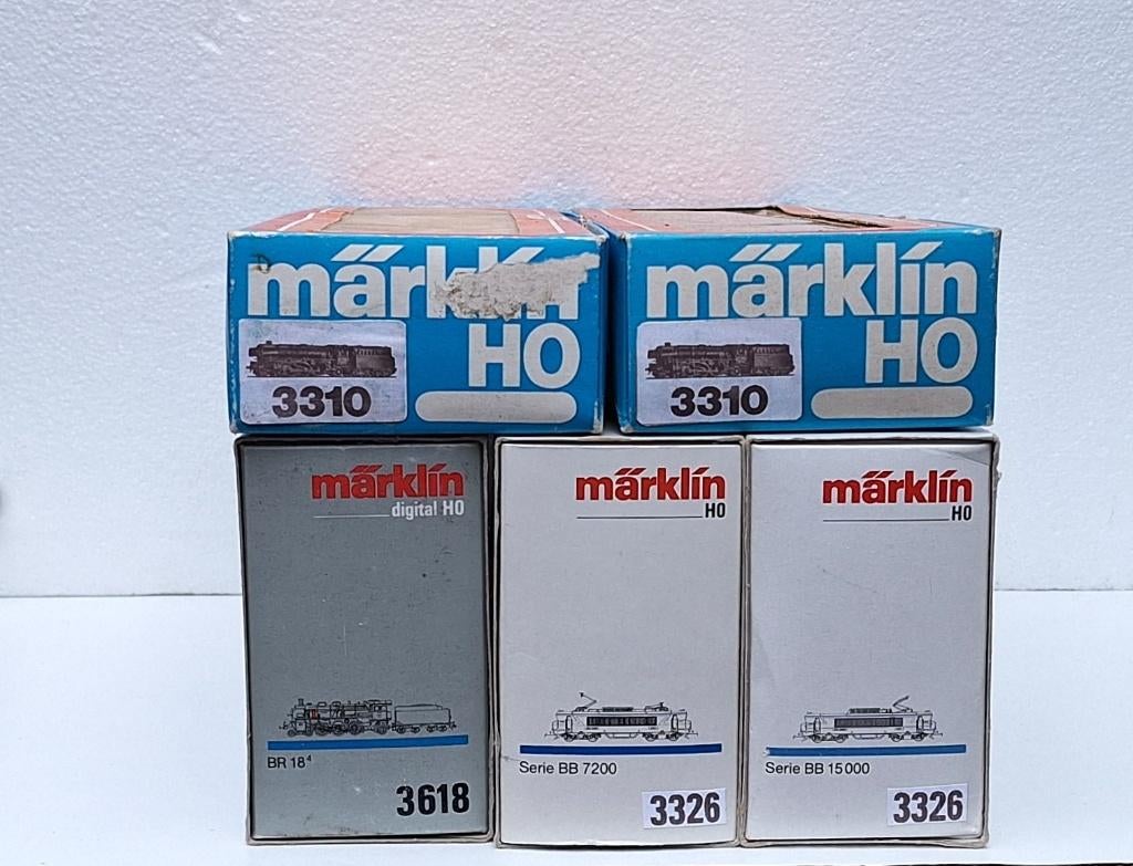4 x Märklin OVP voor locs gebruikt in goede staat, Hobby en Vrije tijd, Modeltreinen | H0, Gebruikt, Locomotief, Gelijkstroom of Wisselstroom