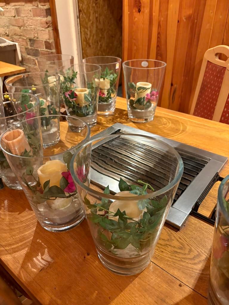 Windlicht, Ophalen, Overige kleuren, Glas, Minder dan 50 cm