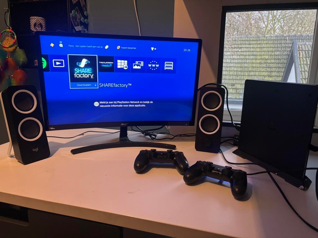 Complete PlayStation 4, Ophalen of Verzenden, Zo goed als nieuw, Met 1 controller, Slim