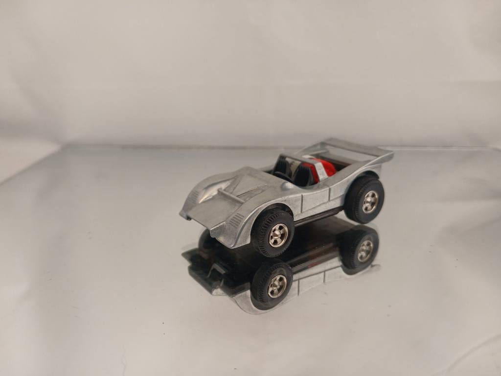 Darda Raceauto Zilver 1:60 - Vintage Speelgoed, Hobby en Vrije tijd, Modelauto's | Overige schalen, Ophalen of Verzenden, Zo goed als nieuw