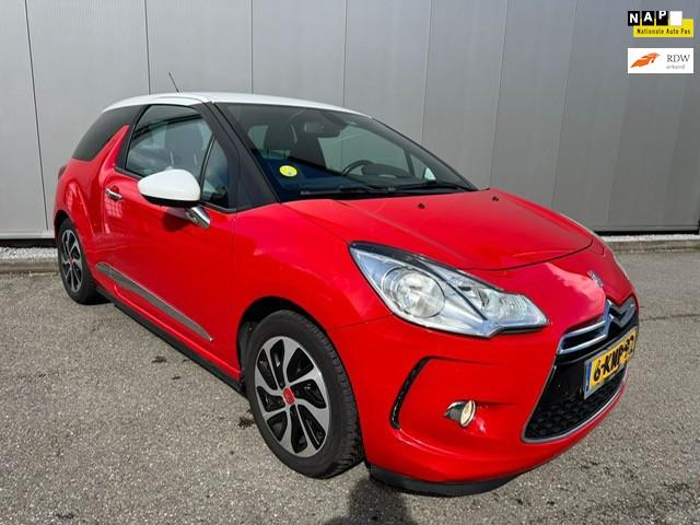Citroen DS3 1.6 e-HDi So Chic LEDER NAVI CLIMA, Voorwielaandrijving, Euro 5, Gebruikt, 4 cilinders