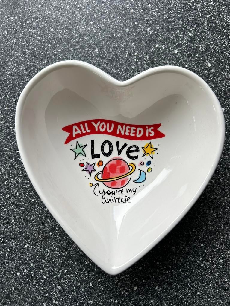 Blond Amsterdam hart schaaltje, Blond Amsterdam, Ophalen of Verzenden, Aardewerk, Schaal of Schalen