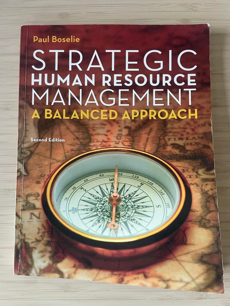 Strategic Human Resource Management - Paul Boselie, Ophalen of Verzenden, Zo goed als nieuw, Personeel en Organisatie