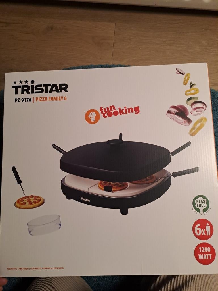 Tristar PZ-9176 Pizza Family 6, Ophalen of Verzenden