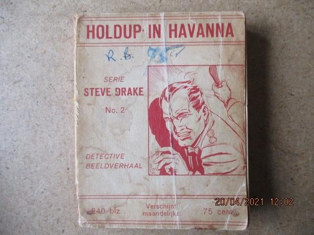 adv1587 steve drake 2, Eén stripboek, Ophalen, Gelezen