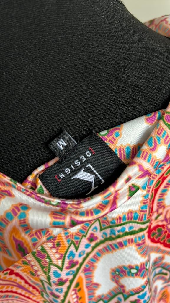 K Design zomer jurk M, Kleding | Dames, Ophalen, Zo goed als nieuw, Maat 38/40 (M), Onder de knie