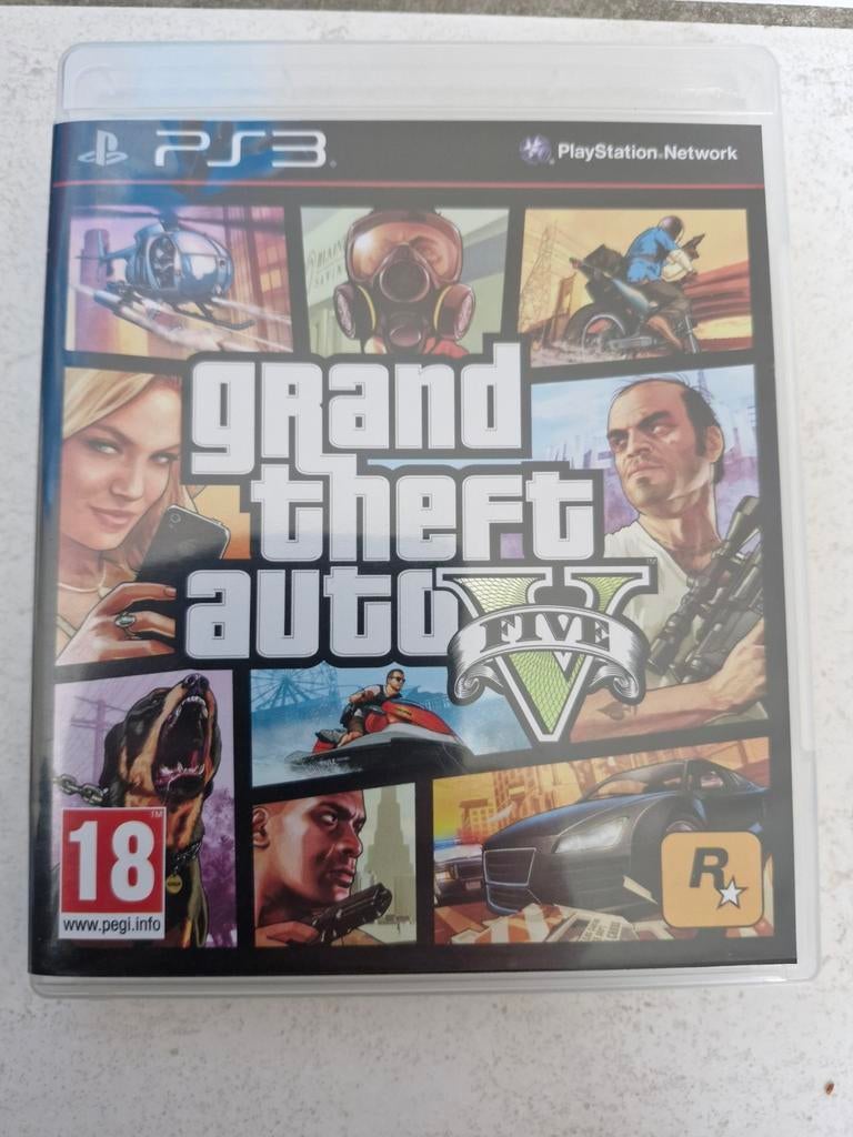 Grand Theft Auto V (GTA 5) PS3, Spelcomputers en Games, Games | Sony PlayStation 3, Avontuur en Actie, Online, Vanaf 18 jaar, 1 speler