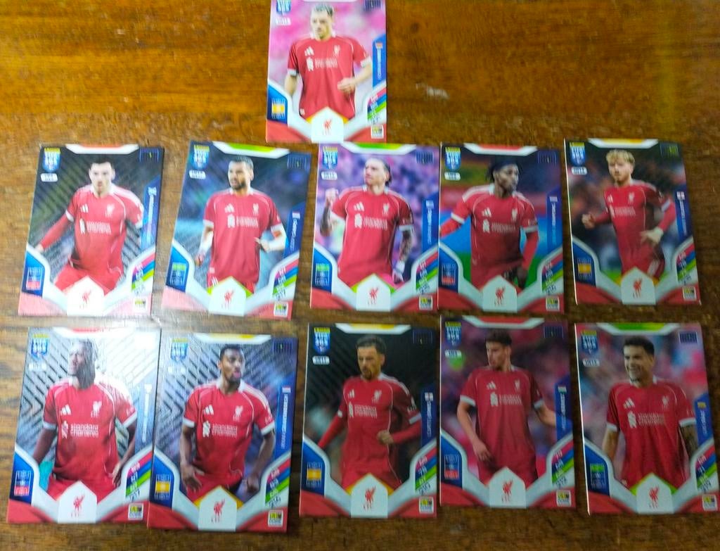 Voetbalplaatjes Liverpool FIFA 365, Ophalen of Verzenden