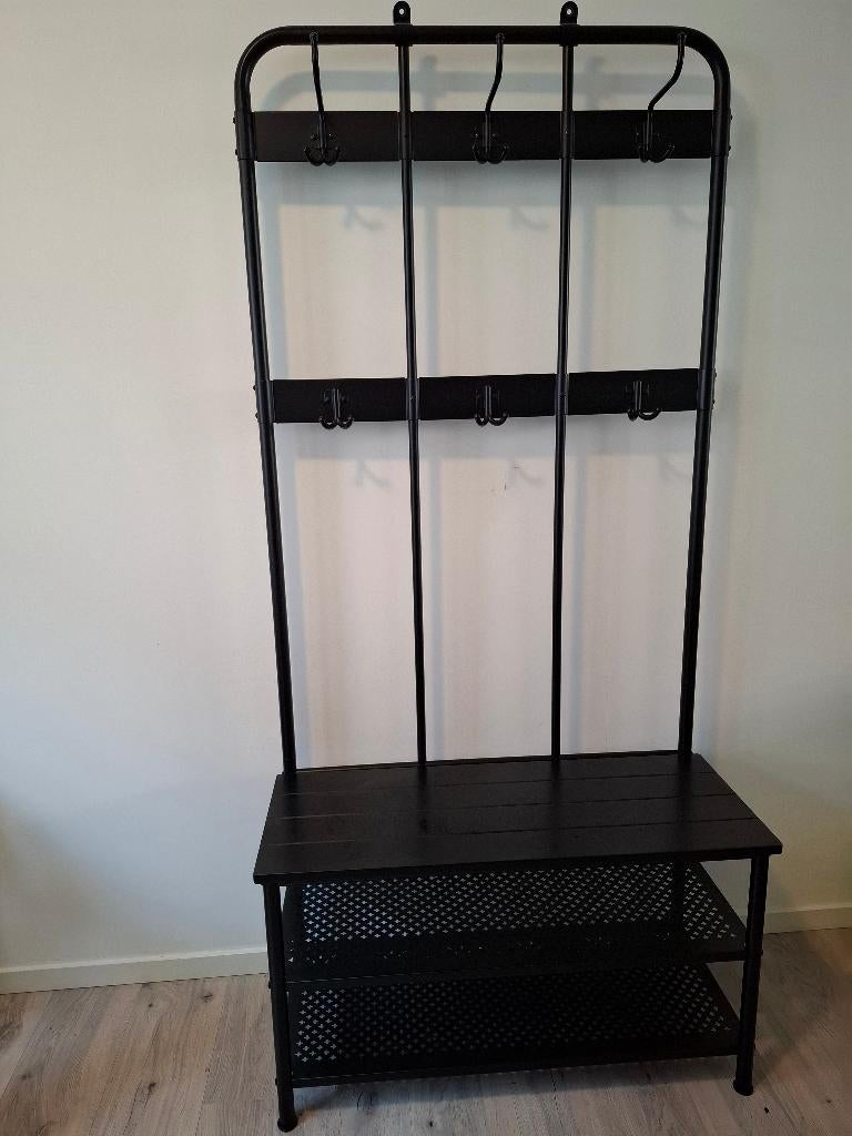 Kapstok + schoenenrek, Huis en Inrichting, Woonaccessoires | Kapstokken, Zo goed als nieuw, Minder dan 100 cm, Metaal, Ophalen