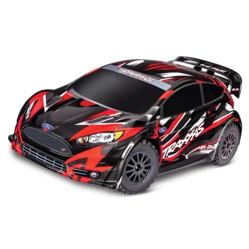 Traxxas Ford Fiesta ST Rally BL-2s - Rood, Ophalen of Verzenden, Nieuw, Elektro, Auto onroad