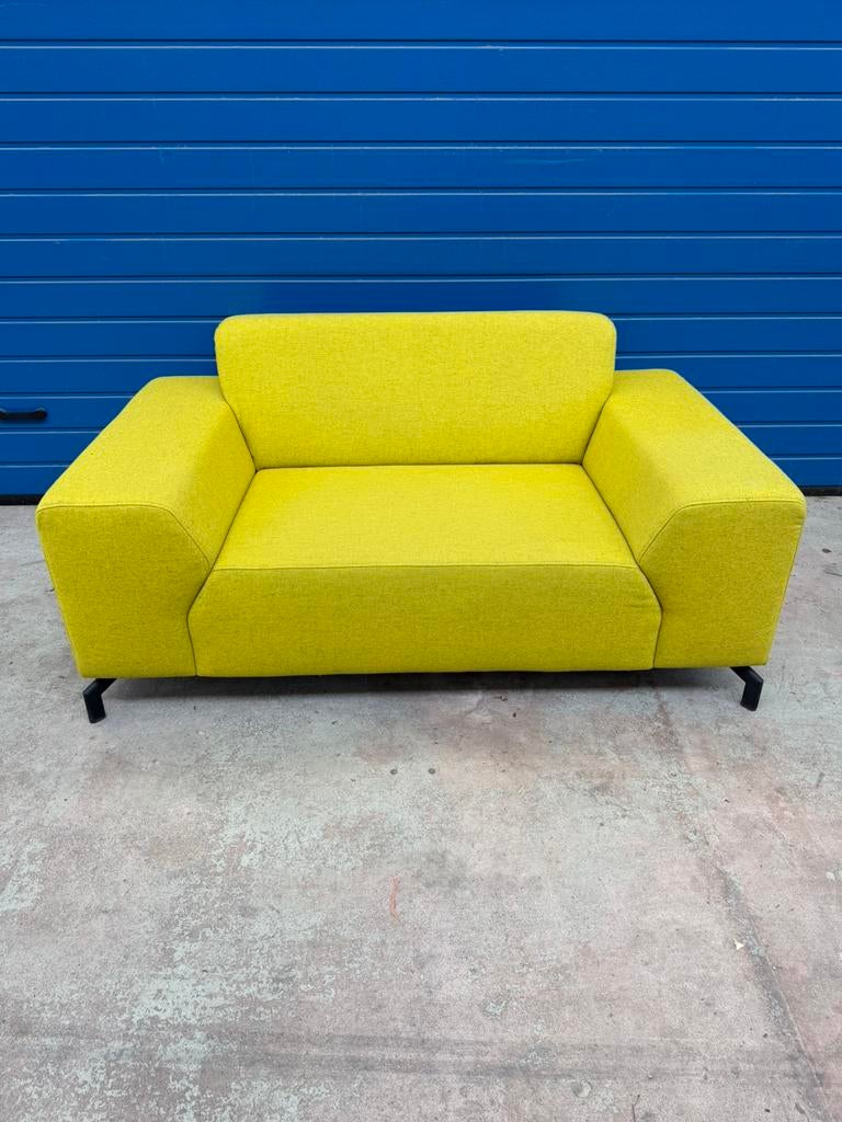Montel design loveseat bankstel nieuwstaat, Ophalen, Montel design, 75 tot 100 cm, Zo goed als nieuw