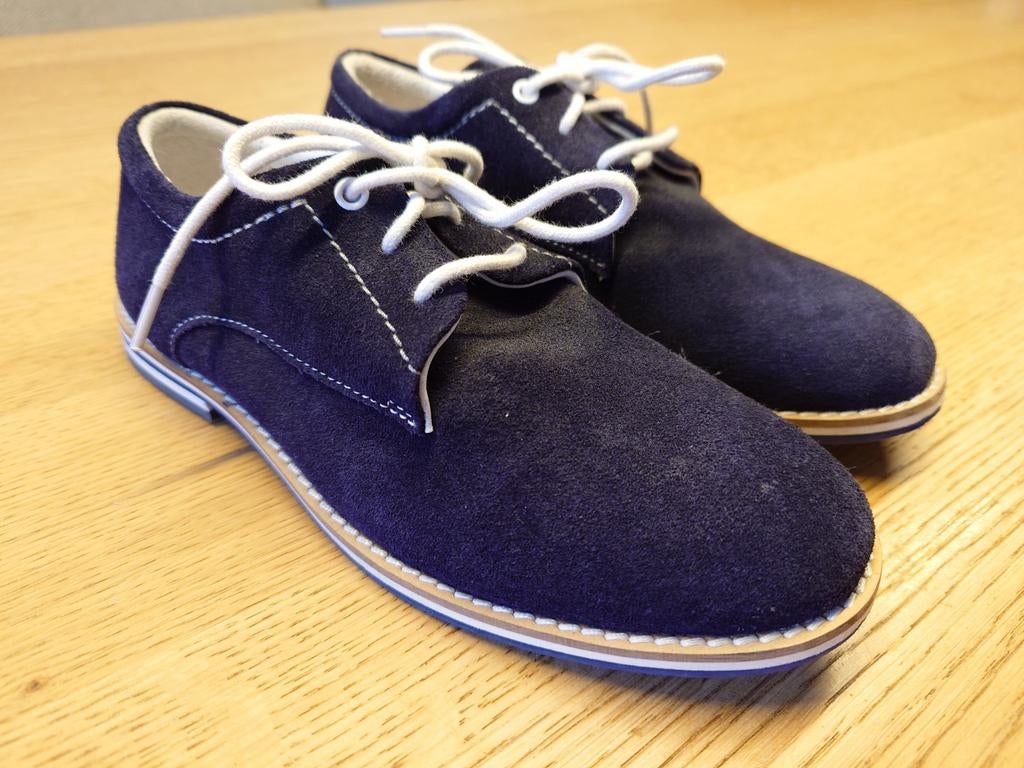 Nette Friboo schoenen maat 33 - Blauw suède, Gebruikt, Jongen of Meisje, Ophalen of Verzenden, Schoenen