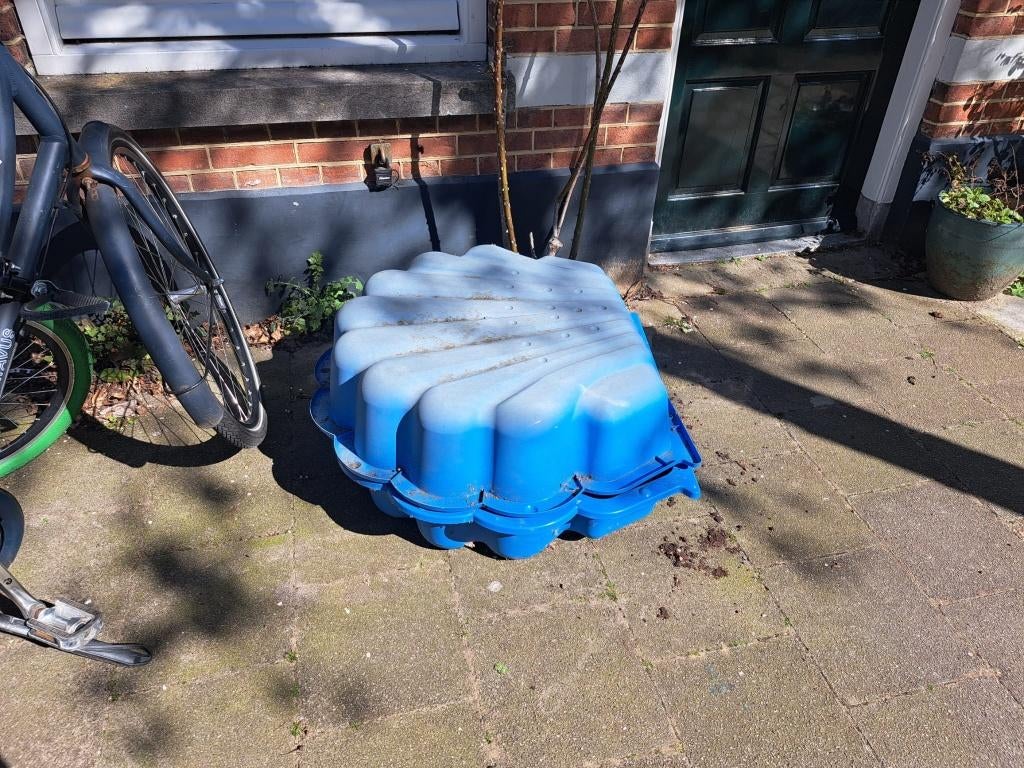 Schelp zwembadje, Kinderen en Baby's, Speelgoed | Buiten | Zandbakken, Ophalen, Gebruikt
