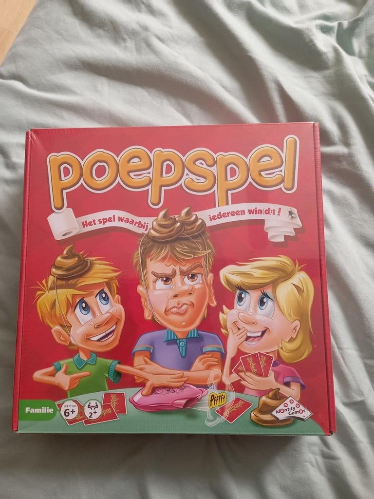 Poepspel nieuw in cellofaan ., Ophalen of Verzenden, Nieuw