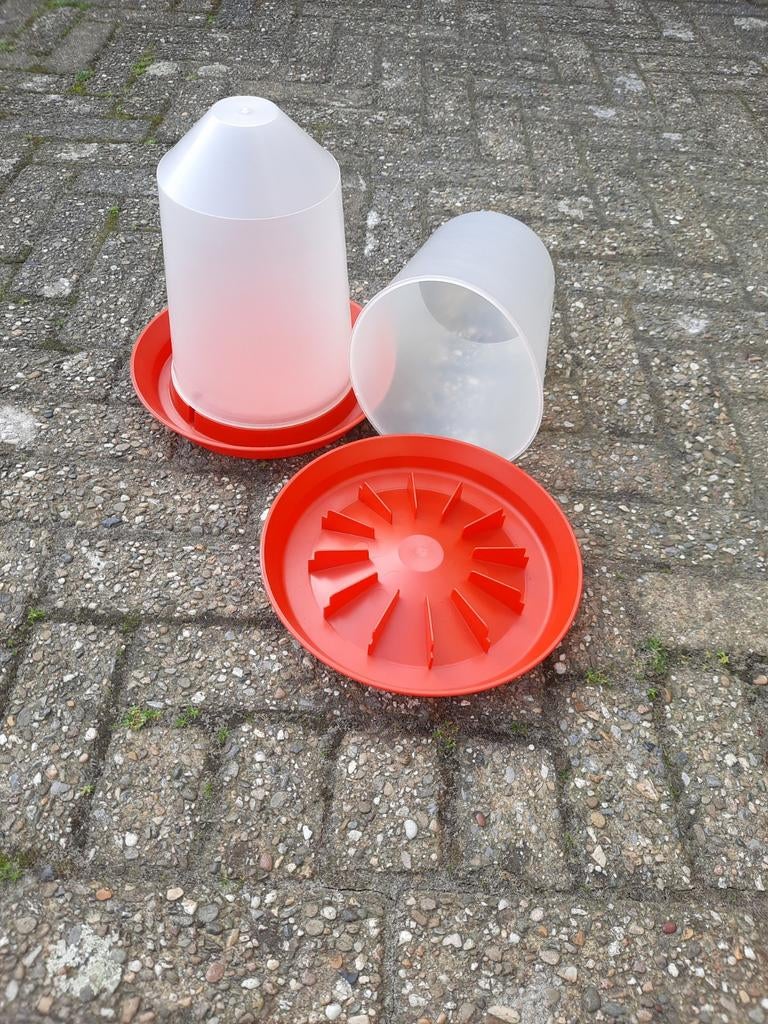 Voersilo voor kuikens - Set van 2, Ophalen, Gebruikt
