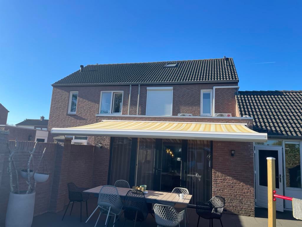 Elektrisch zonnescherm Sunline 500x300, Ophalen, Gebruikt, 450 cm of meer, Elektrisch