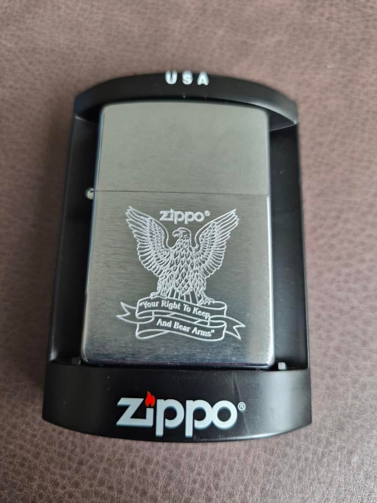 Zippo aansteker met Amerikaanse adelaar - Nieuw in doos, Ophalen of Verzenden, Nieuw, Aansteker
