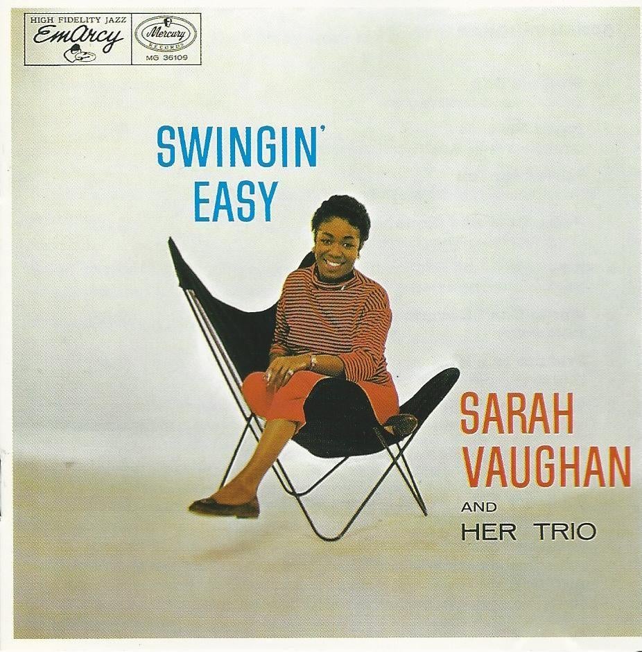 Sarah Vaughan And Her Trio ‎– Swingin' Easy = 3,99, Ophalen of Verzenden, 1980 tot heden, Zo goed als nieuw, Jazz