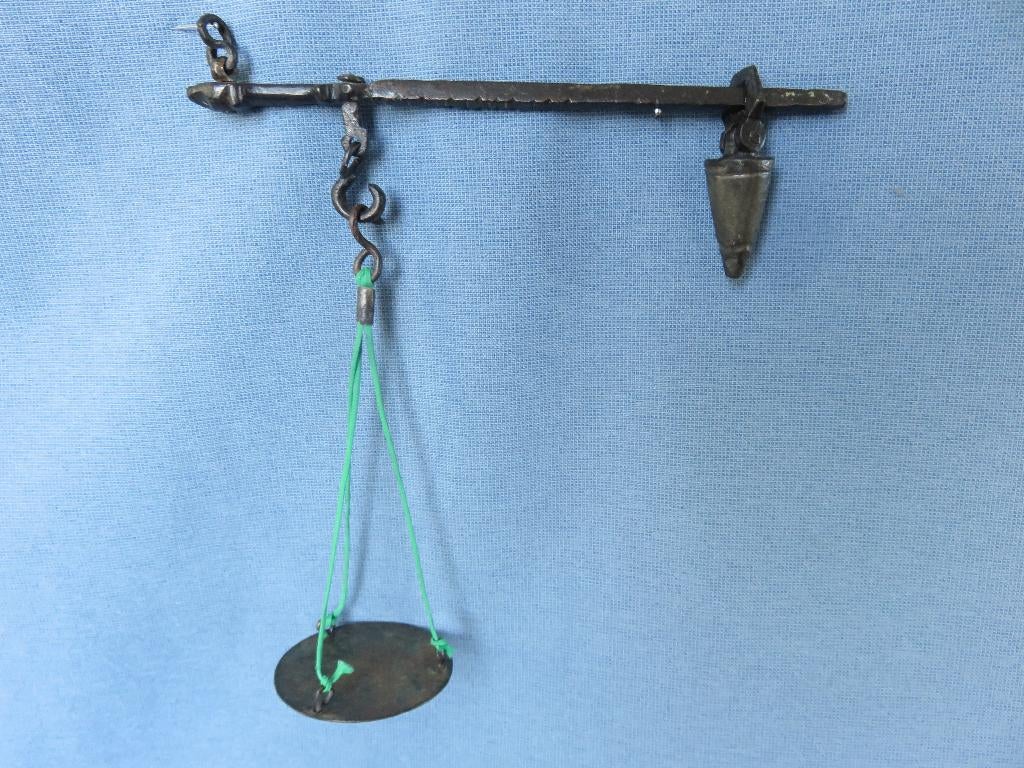 Viking - balans in brons - 8e - 11e eeuw - bodemvondst, Ophalen of Verzenden, Brons