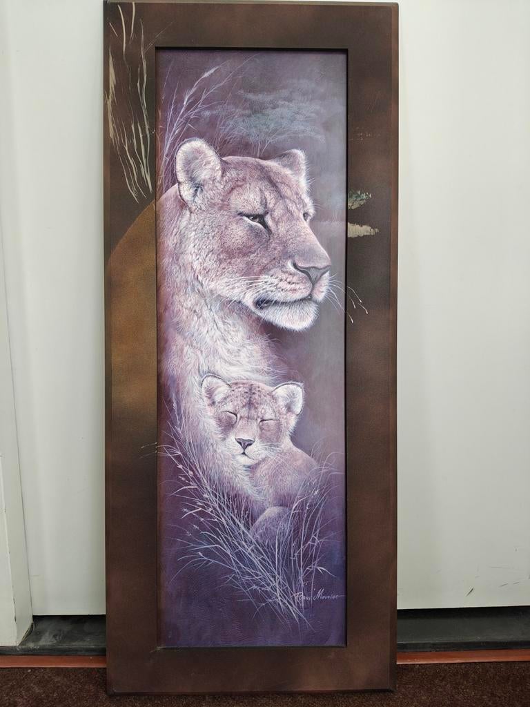 Set van 3 Ruane Manning Wildlife Schilderijen, Ophalen