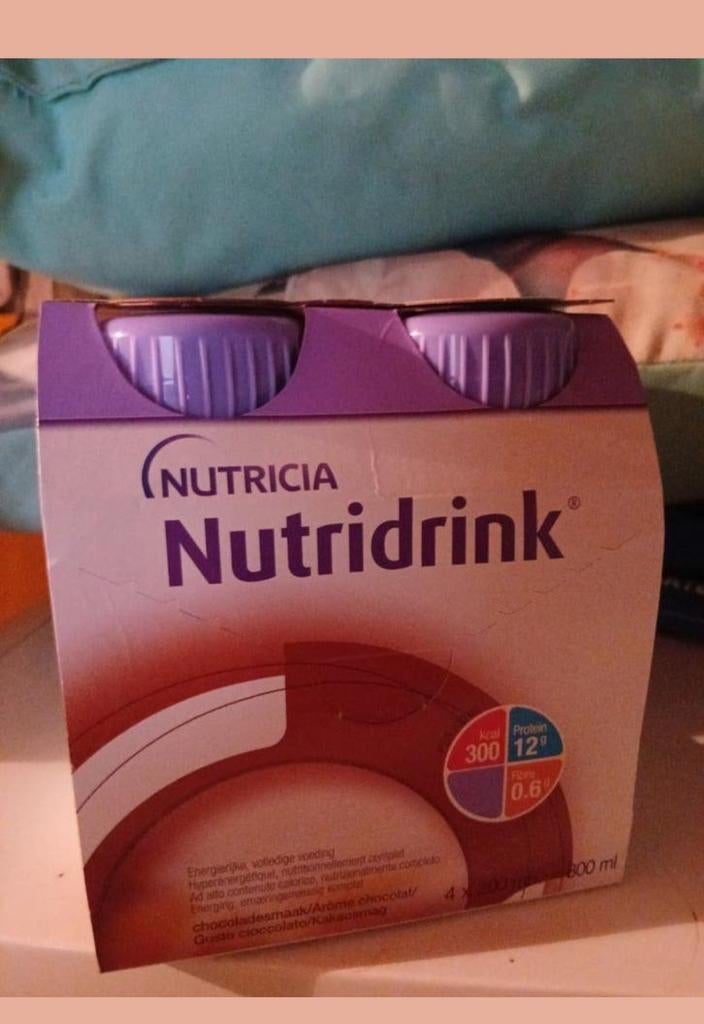 Nutridrink 4x4 chocolade, Ophalen, Nieuw, Poeder of Drank
