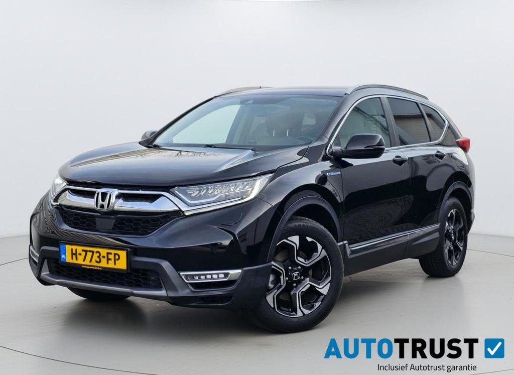 Honda CR-V 2.0 Hybrid Lifestyle ADAP CRUISE CAMERA TREKH., Gebruikt, 4 cilinders, Zwart, Bedrijf