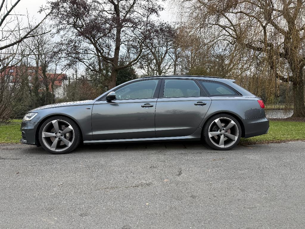 Audi A6 3.0 TDI 230KW Avant Quattro S-line bi-turbo 2013, Auto's, Audi, Automaat, Euro 5, Zwart, Stationwagon