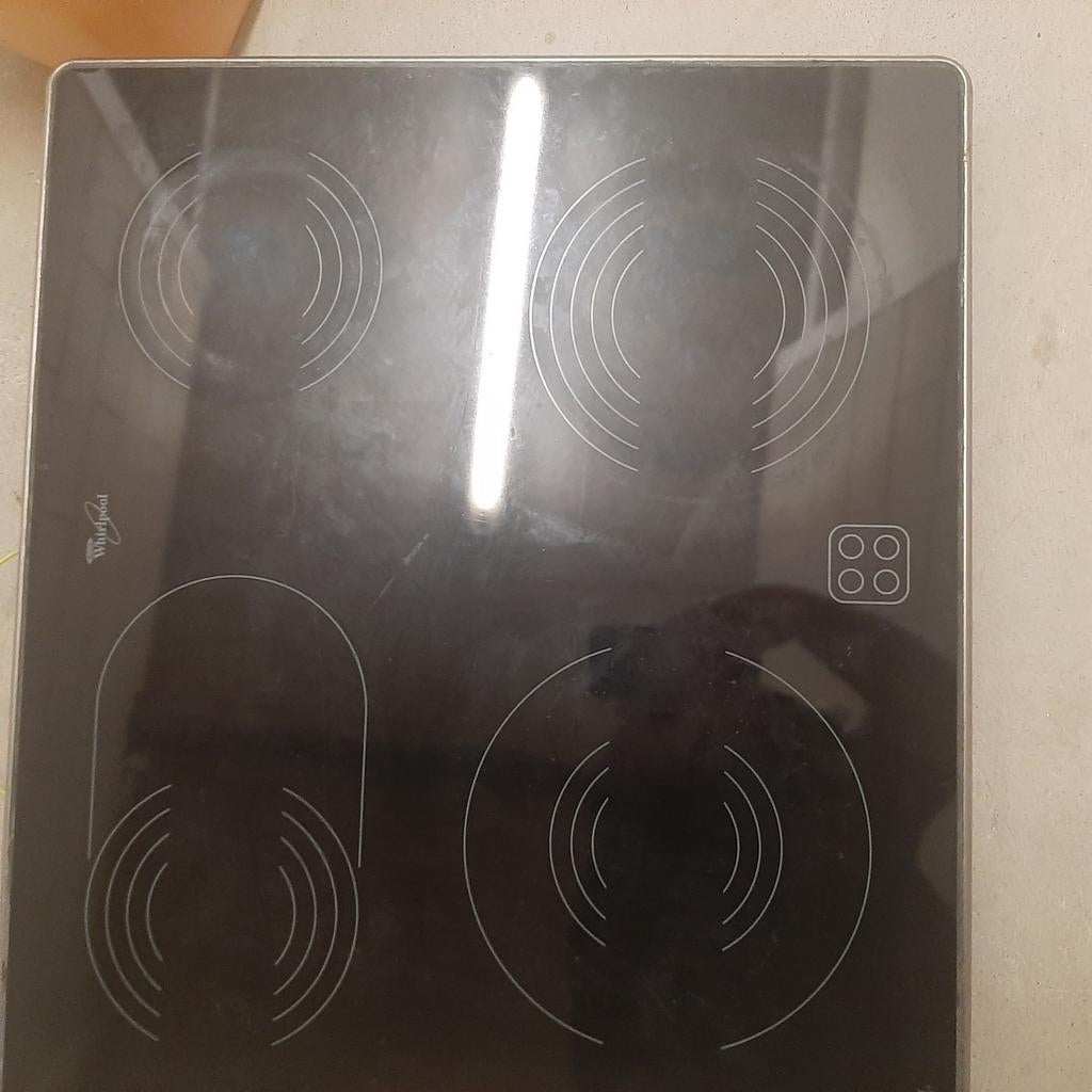 Whirlpool kookplaat, Witgoed en Apparatuur, Kookplaten, Ophalen of Verzenden, Gebruikt, Inbouw, 4 kookzones