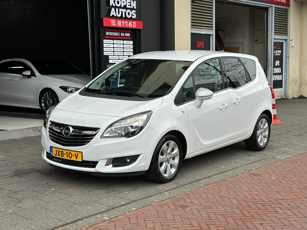 Opel Meriva 1.4 Turbo Cosmo Automaat Camera Stoel/Stuurverwa, Auto's, Stof, Gebruikt, Euro 6, 4 cilinders
