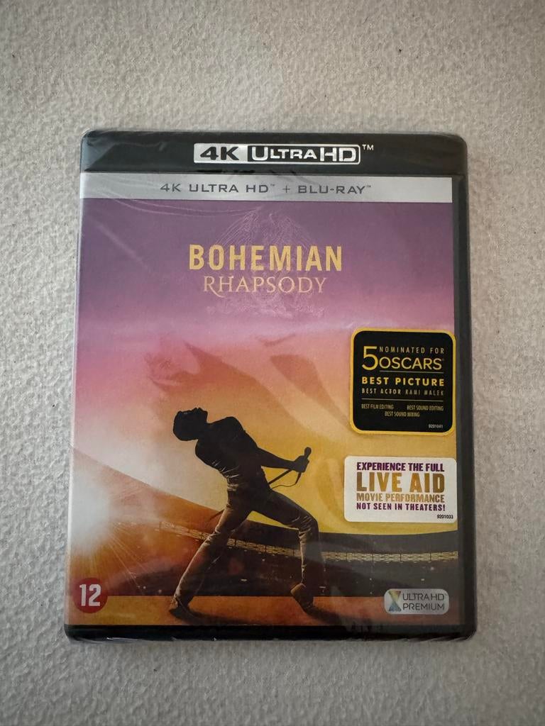 Bohemian Rhapsody Blu-Ray - Geseald!, Ophalen of Verzenden, Nieuw in verpakking, Muziek en Concerten