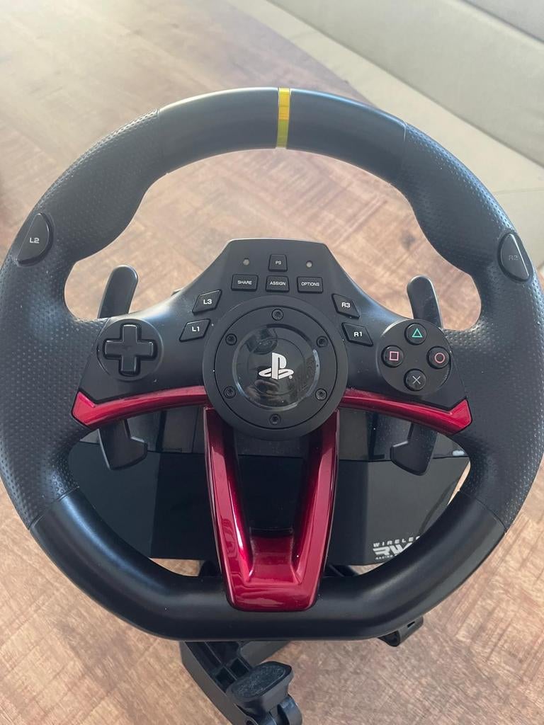 Race Stuur incl Pedalen PS4, Spelcomputers en Games, Spelcomputers | Sony PlayStation Consoles | Accessoires, Ophalen, Zo goed als nieuw