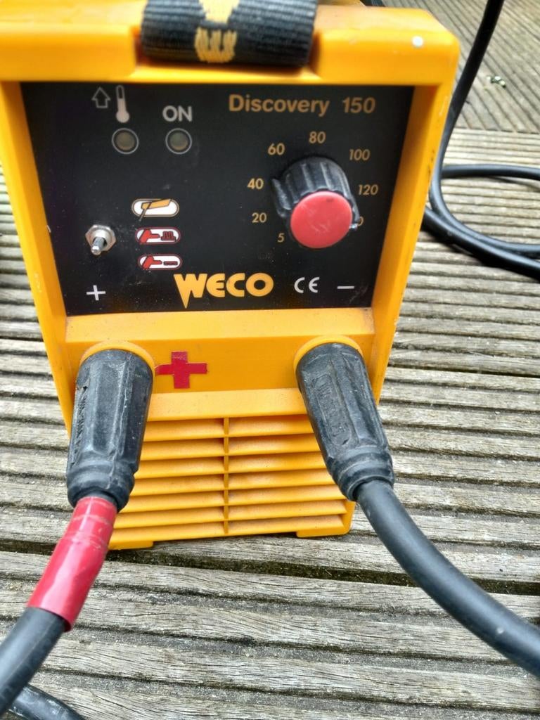 Weco lasapparaat te koop!, Ophalen, Zo goed als nieuw, 150 tot 250 ampère, Elektroden