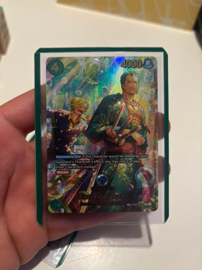 Roronoa Zoro OP-14 One Piece, Ophalen of Verzenden, Zo goed als nieuw