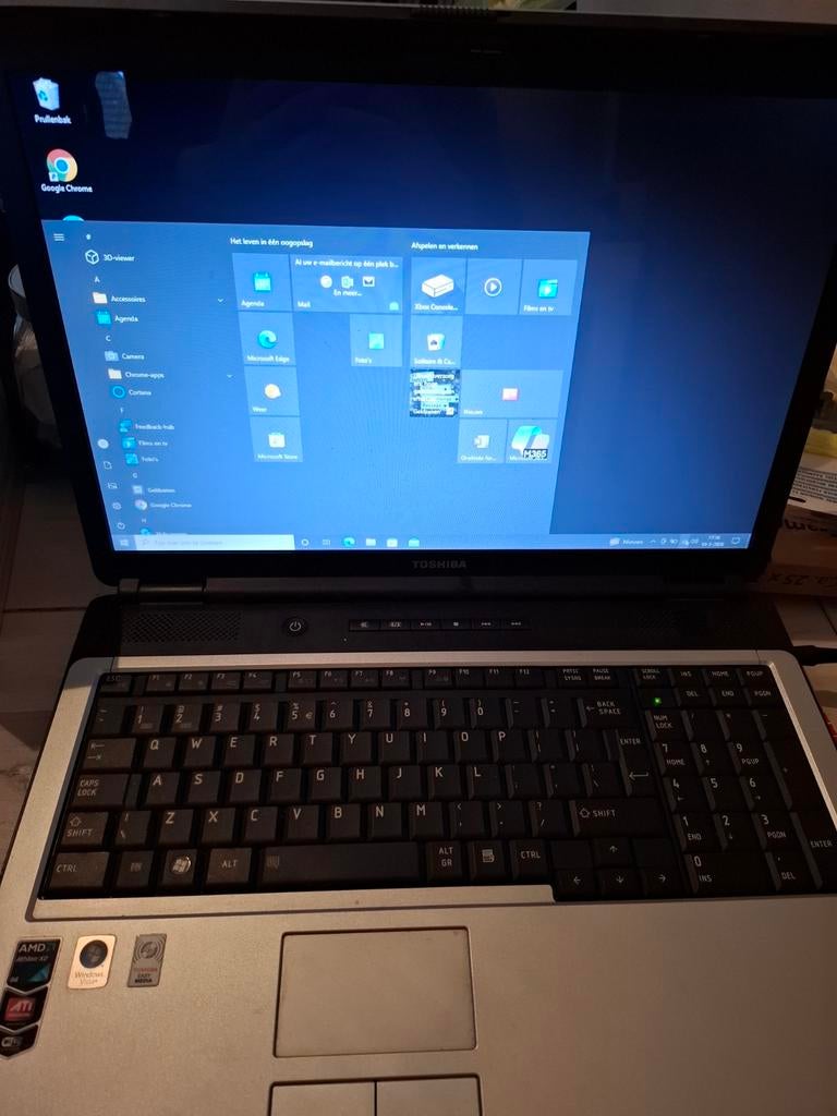 Laptop Toshiba, Computers en Software, Windows Laptops, Ophalen of Verzenden, Gebruikt, Qwerty, Toshiba