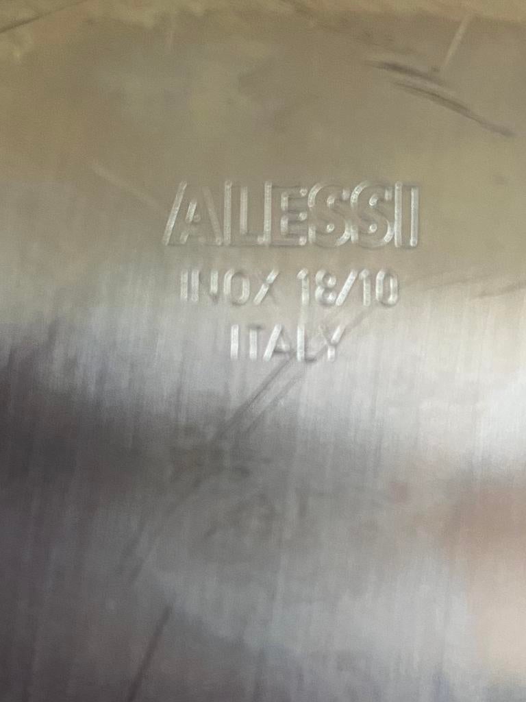 Alessi schaal/dienblad, Ophalen of Verzenden, Gebruikt, Rond, Metaal
